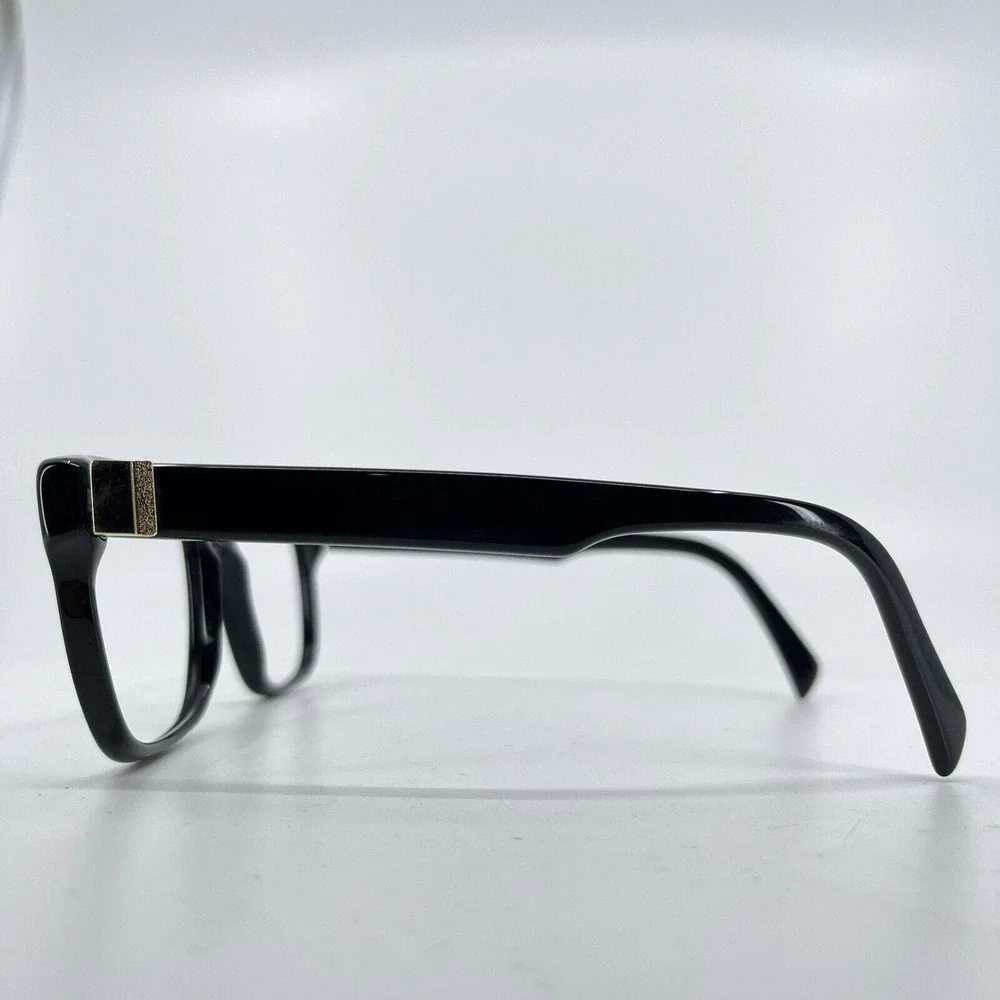 Pluton Fidela Sunglasses Black Square Full rim Made in‎ France H7144
